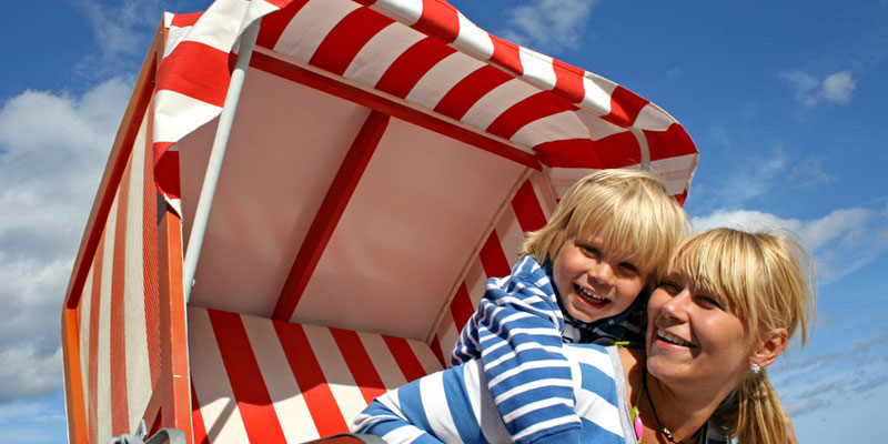 Ferienwohnung Insel Rügen Ostsee - mit Kindern am Strand